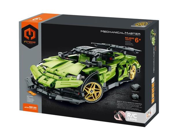 Stavebnica iM.MASTER závodné auto RC plast 2,4 GHz 429 dielikov dôb. pack+ batéria