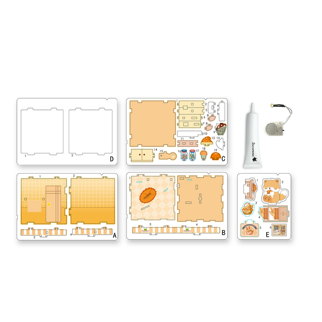 Sycomore Chibi mundo – Mini caja con perro