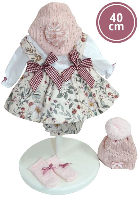 Llorens 540L LUCIA - realistická bábika s mäkkým látkovým telom - 40 cm