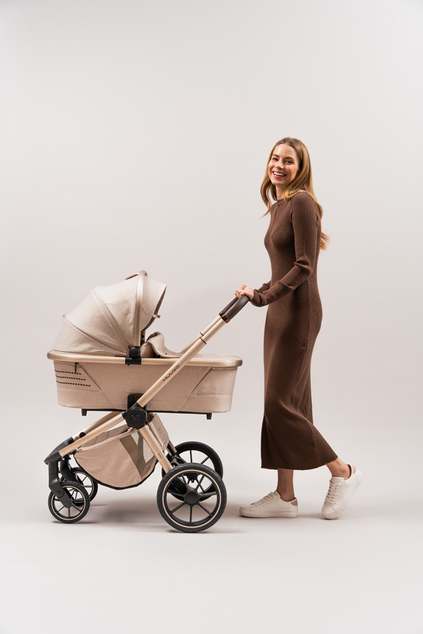 MUUVO Kombikinderwagen Quick Boho Brown Set 2in1