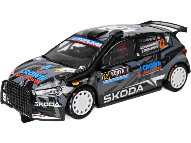 SCX Classic Škoda Fabia RS Rally2 Грийнсмит Кения 25