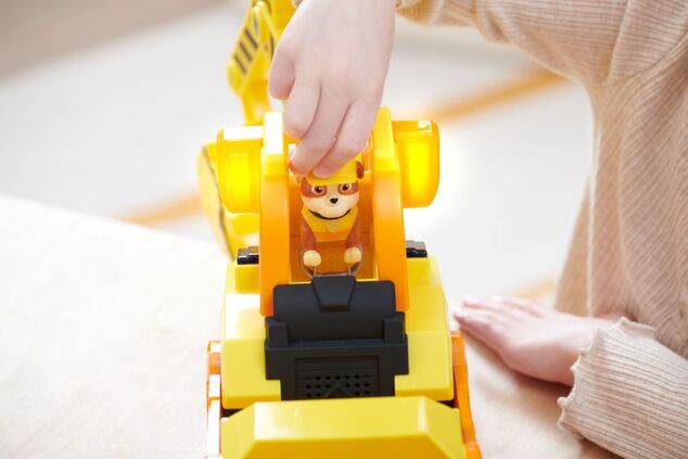 Paw Patrol Rubble &amp; crew interaktívne vozidlo zo zvukmi Rubbl