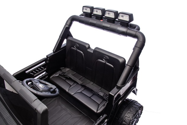 Elektrické autíčko Toyota FJ Cruiser XXL s pohonom 4x4, licencované (Dvojmiestne), čierne,