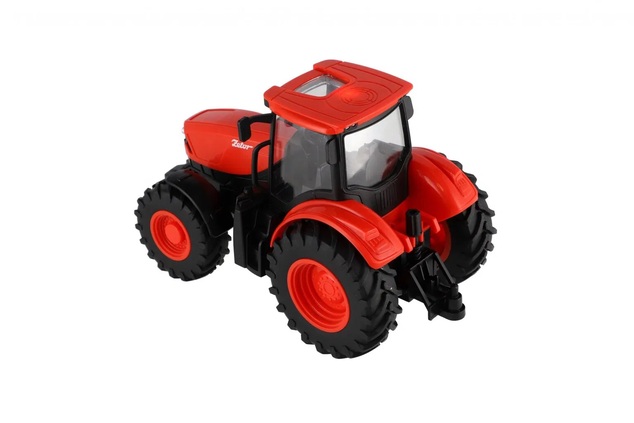 Traktor Zetor RC s vlekom plast 42cm 2,4GHz dobíjací pack + batéria so zvukom