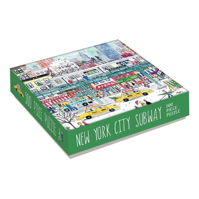 Galison Puzzle in der New Yorker U-Bahn 500 Teile