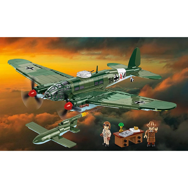 Cobi II WW HEINKEL He 111 H-22 cu V1 (Fieseler Fi 103), 1:48, 840 p, 2 f