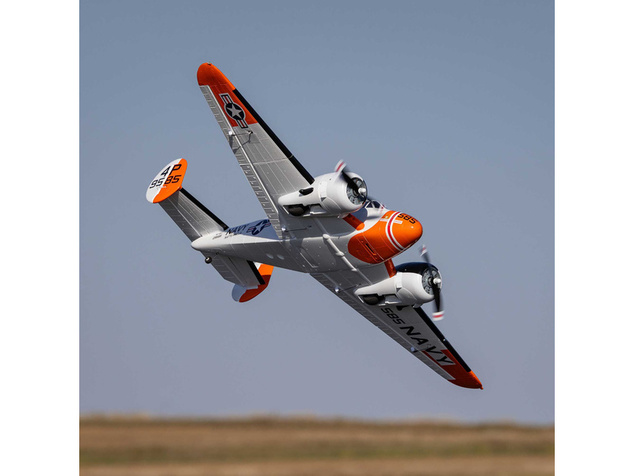 E-flite Beechcraft D18/RC-45J 1.5m BNF Basic AS3X+ SAFE Select