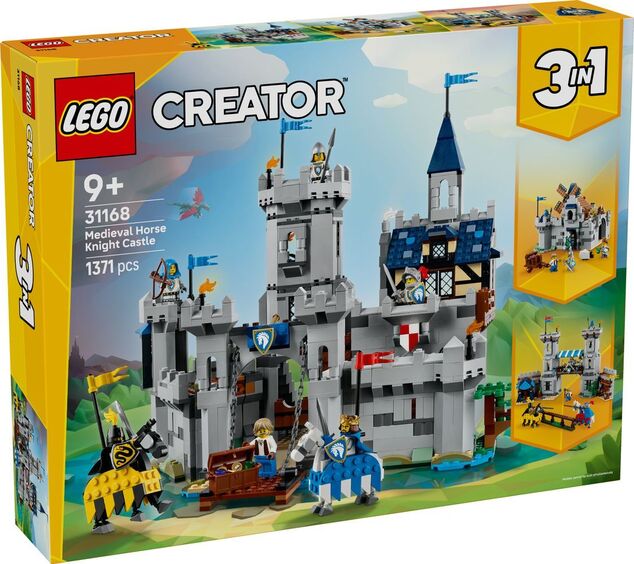 LEGO® Creator 3 v 1 31168 Stredoveký hrad a rytieri na koňoch