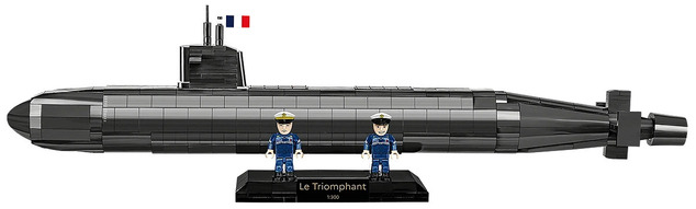 Cobi 4859 Armed Forces Sous-marin SNLE 4v1, 1:300, 643 k, 2 f