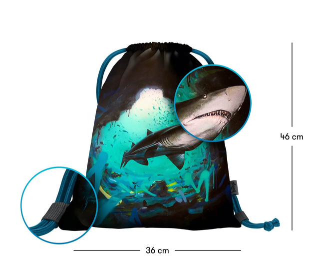 BAAGL Tasche eARTh - Haifisch von Lukero