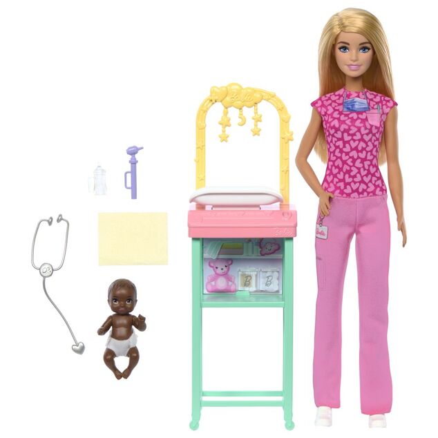 Barbie herný set povolanie - Pediatrička