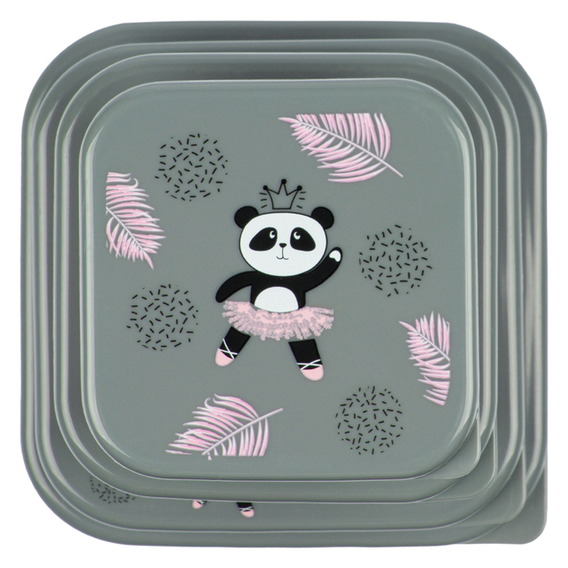 BAAGL Box na desiatu 4 v 1 Panda