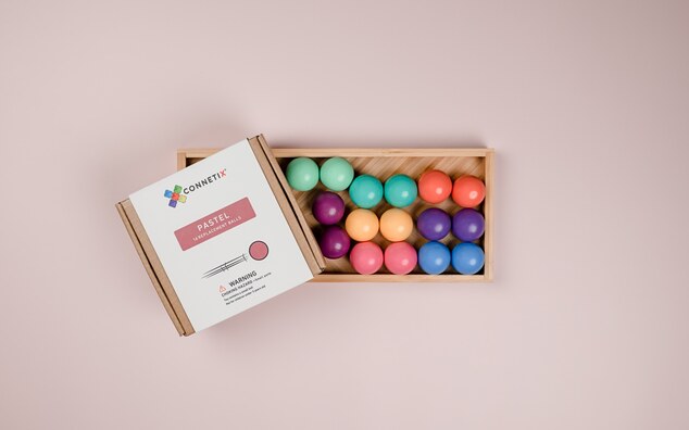 CONNETIX® Pastel Ball Pack 16 ks