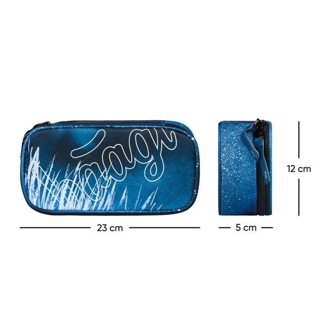 BAAGL Schüler Federmäppchen Etui Skate Steel
