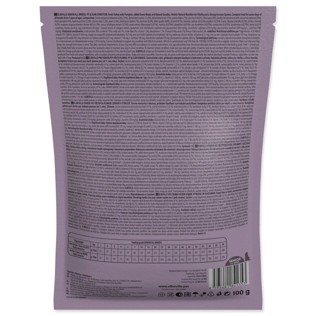 Vzorka ELBEVILLE senior All Breeds Fresh Turkey Fit &amp; Slim Condition 100g