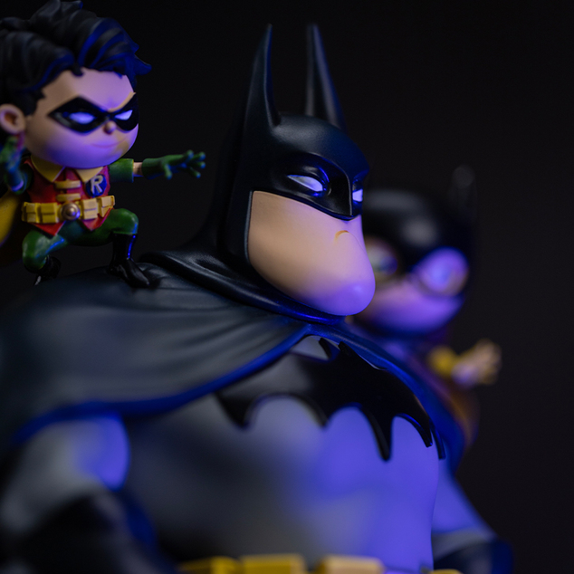 Iron Studios DC Comics - Batman Familie Animierte Ikonen Deluxe
