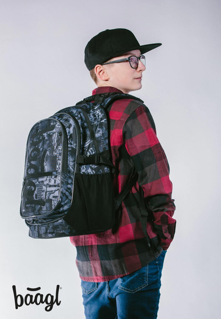 BAAGL SADA 3 Kern Technik: Rucksack, Waschbeutel, Tasche