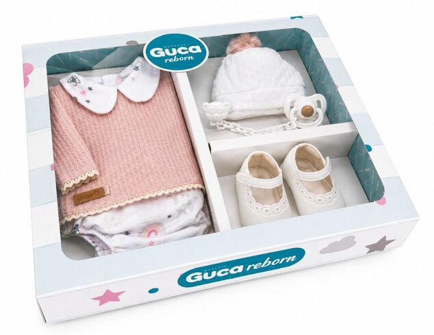 Guca 10020-121 abbigliamento per bambola taglia 42–46 cm con accessori