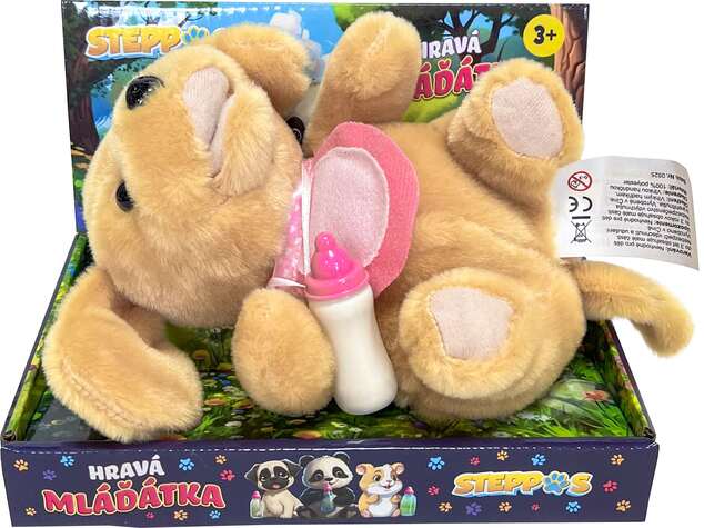 STEPPOS Interaktívne šteniatko s fľaštičkou