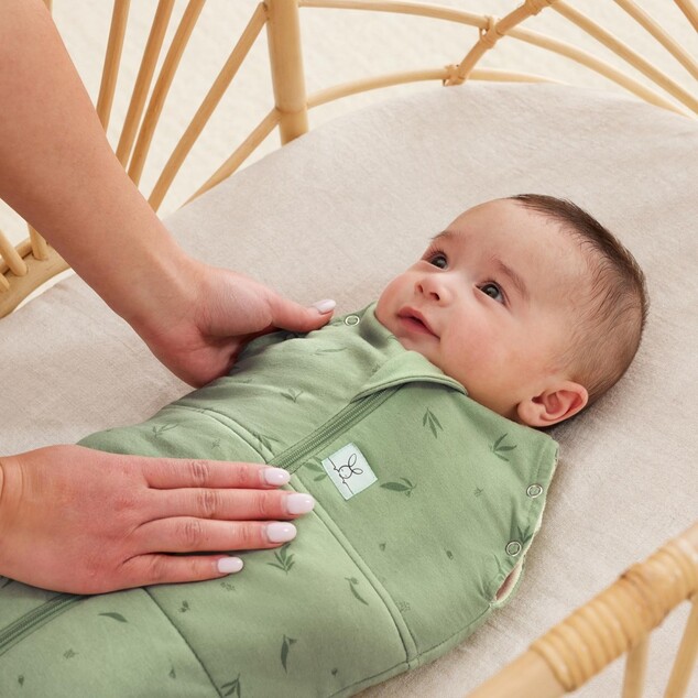 ERGOPOUCH Zavinovačka a vak na spaní 2v1 Cocoon Willow 0-3 m, 3-6 kg, 2,5 tog