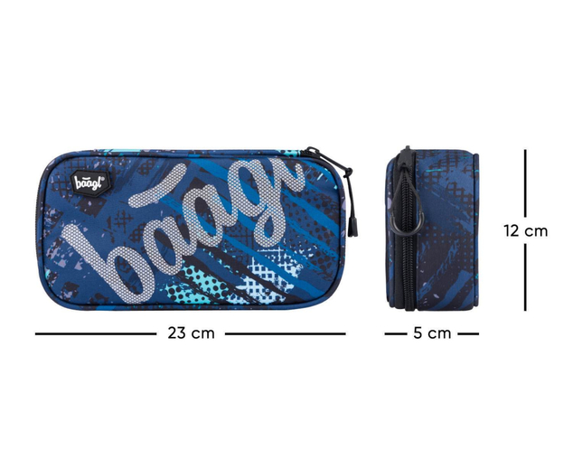 BAAGL Školský peračník etui Skate Štruktúry