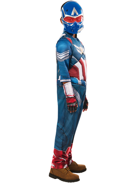 AVENGERS Kapitán Amerika detský kostým veľkosť S(122-128cm)