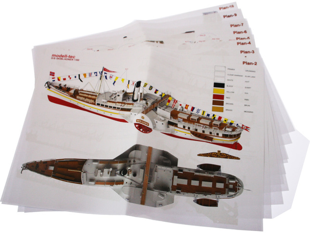 Modell-Tec D/S Skibladner 1:60 Bausatz