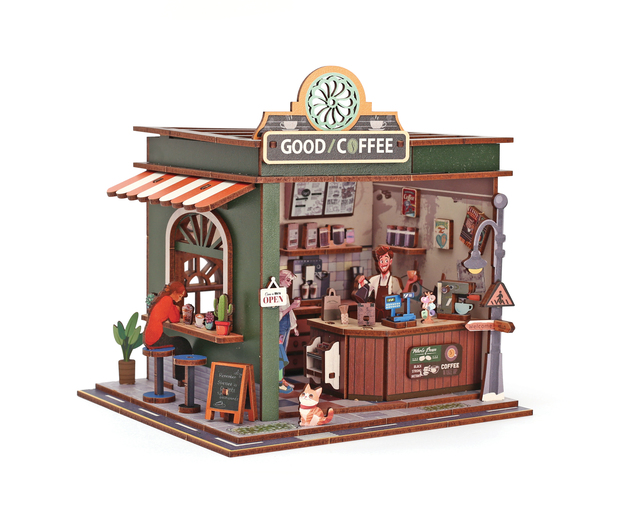 GRAINE CREATIVE Modelo 3D de madera Cafetería