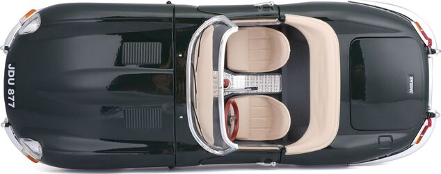 Bburago 1:18 Jaguar "E" Cabriolet (1961) Grün