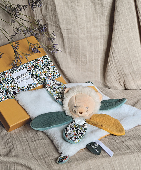 Doudou Geschenkset - Plüsch-Löwenschläfer