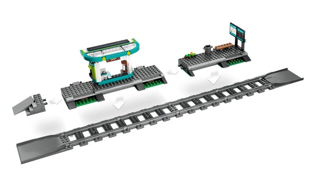 LEGO® City 60423 Tramway et arrêt au centre-ville
