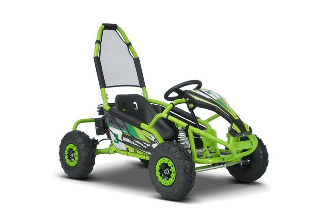 Benzínová bugina pre deti Beneo Motors BUGGY RSX zelená - 98cm3