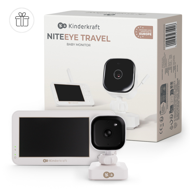 KINDERKRAFT Vigilabebés sin Wi-Fi Niteeye Travel