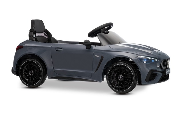 Elektrické autíčko Mercedes CLE 12V s pohonom zadných kolies, sivé, Jednomiestne, Lítiová