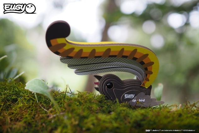 EUGY Lyrurus 3D puzzle di cartone