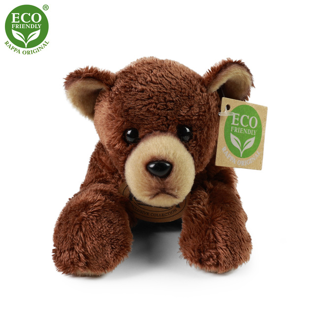 Plyšový medveď ležiaci 18 cm ECO-FRIENDLY