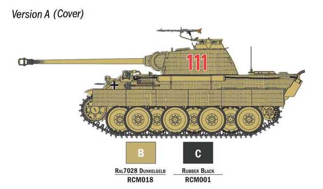 Modellbausatz Panzer 75003 - Panther Sd.Kfz.171 Ausf. A (1:56)