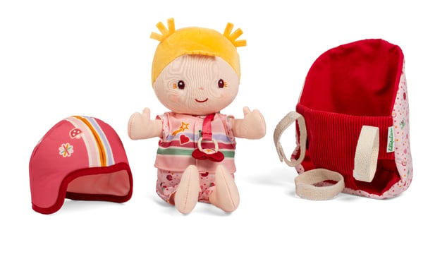Lilliputiens - juguete de tela para bicicleta - muñeca Lena