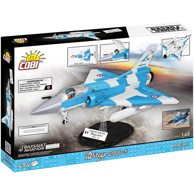 Cobi Mirage 2000-5, 1:48, 495 piese