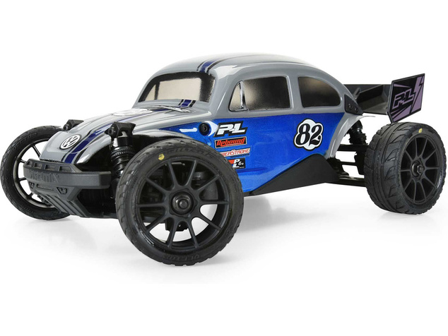 Pro-Line kerék 1:14 Vector gumival, fekete Velocity H12mm tárcsa (4): Typhon Grom