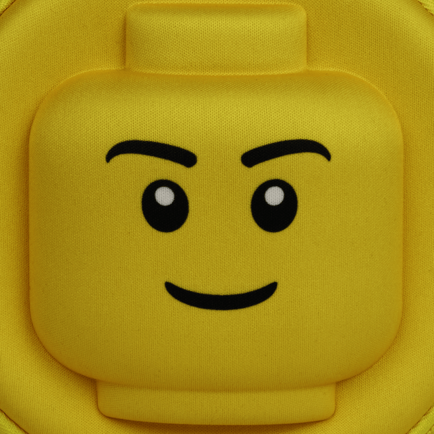 LEGO minifigures Heads - kulatá 3D crossbody taška