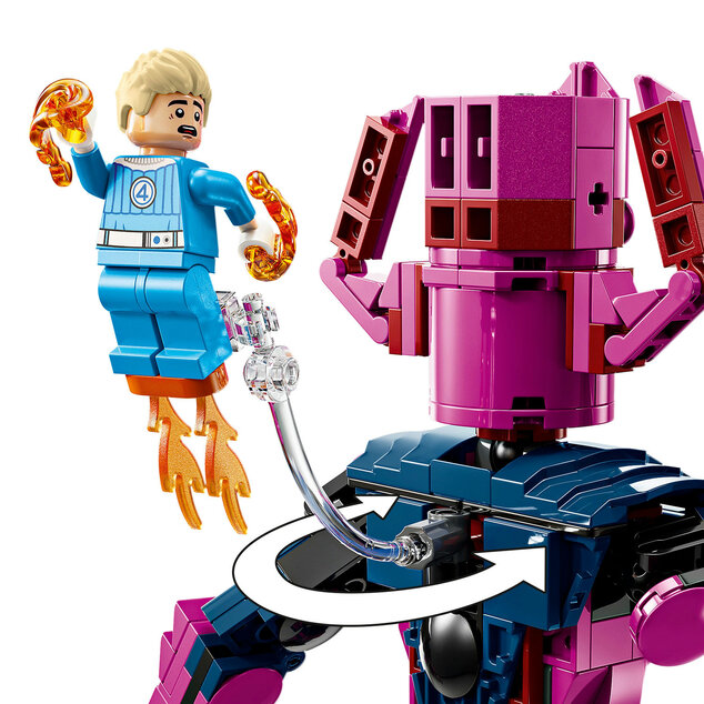 LEGO® Marvel 76316 Fantastická štvorka vs. zostaviteľná figúrka Galactusa