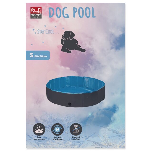 Кръгъл басейн Dog Fantasy 80x20см