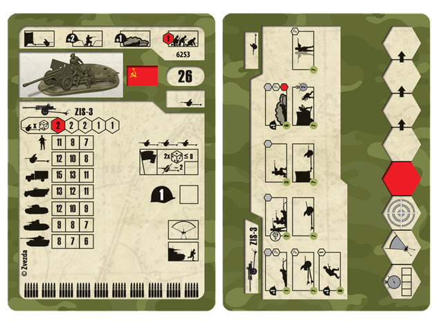 Wargames (WWII) военен 6253 - Съветско 76мм противотанково оръдие ZIS-3 (1:72)