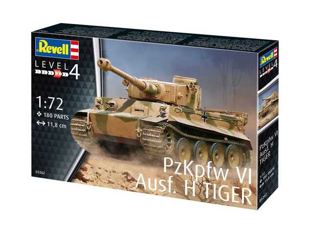 Plastikmodellbausatz Panzer 03262 - PzKpfw VI Ausf. H-Tiger (1:72)