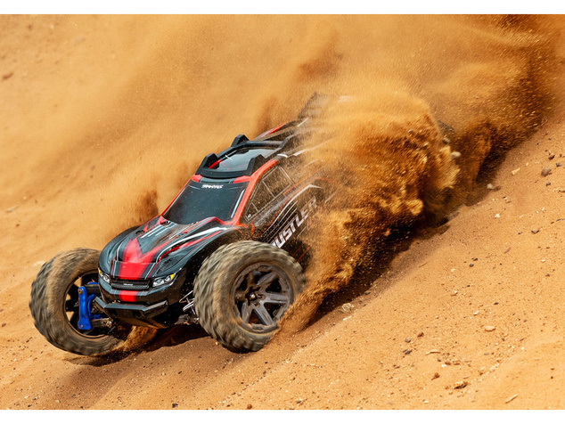 Traxxas Rustler 1:10 BL-2s 4WD RTR červený