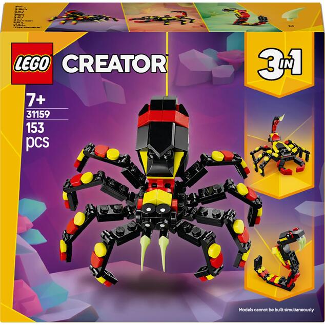 LEGO® Creator 3 v 1 31159 Divoké zviera: Prekvapivý pavúk