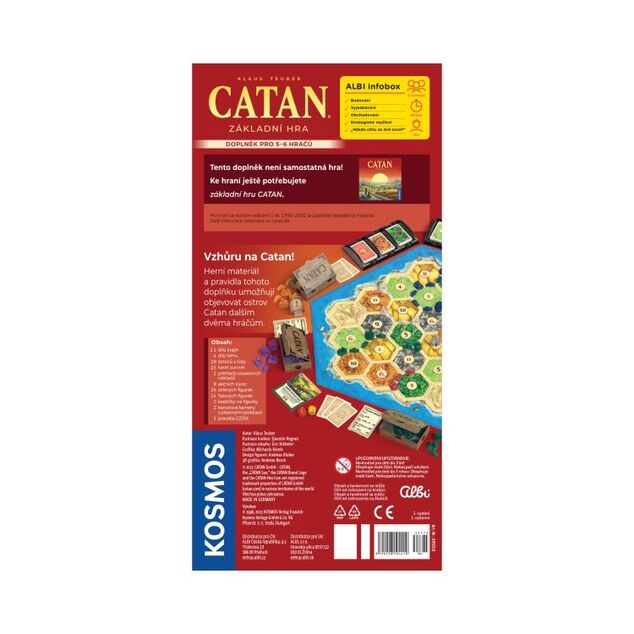 Catan - doplněk pro 5-6 (redesign 2025)
