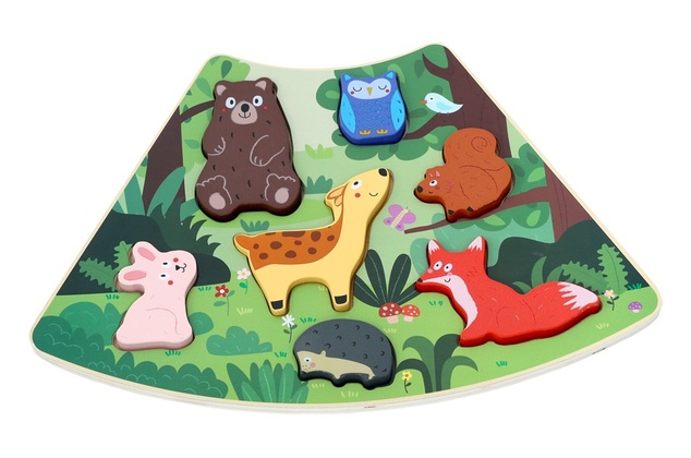 2Kids Toys Fa puzzle Kör összekapcsolható 6 az 1-ben