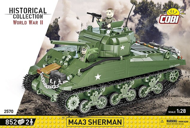 Cobi II WW M4A3 Sherman, 838 k, 2 f